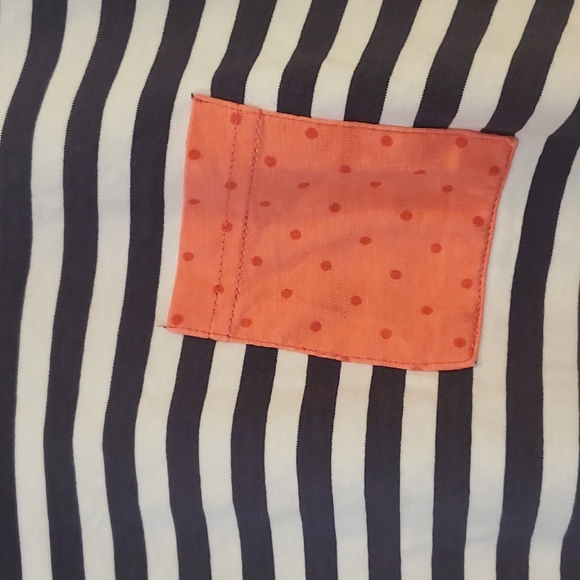 Matilda Jane Mixed Print Long Sleeve Pocket Tee, SMALL - Picture 2 of 8